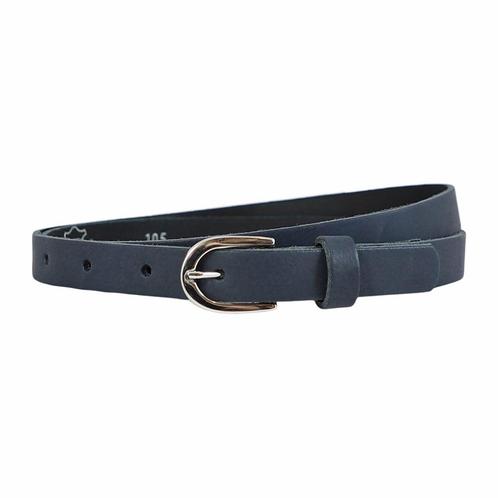 Landley Smalle Dames Riem - Leer - Tailleriem - Blauw - 85, Kleding | Dames, Riemen en Ceinturen, 100 cm of meer, Nieuw, 3 tot 5 cm