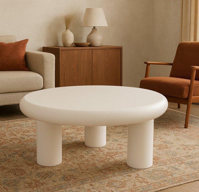 Ball Design - Tafel - Moderne Ronde Witte Houten, Antiek en Kunst, Kunst | Designobjecten