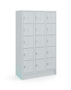 Locker Lite 105 - 15-deurs - Grijs, Huis en Inrichting, Kasten | Lockerkasten, Ophalen of Verzenden, Nieuw