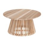 *WOONWINKEL* Kave Home Jeanette Salontafel Rond Teak Naturel, Verzenden, Nieuw