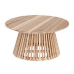 *WOONWINKEL* Kave Home Jeanette Salontafel Rond Teak Naturel, Nieuw, Verzenden