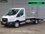 Ford Transit 130pk Autotransporter Airco Cruise Lier Euro6 C, Stof, Gebruikt, Euro 6, Overige kleuren