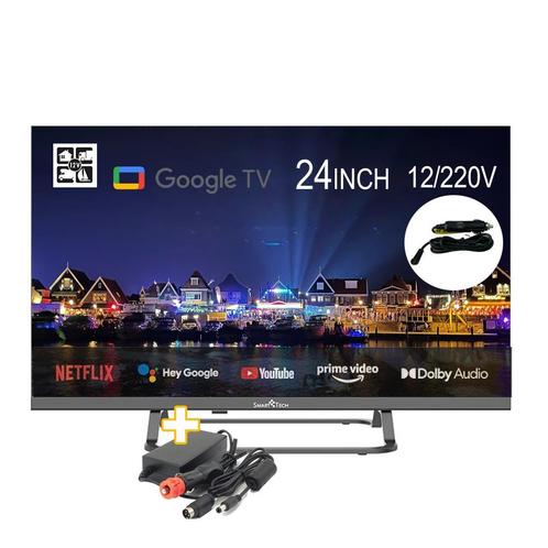 Smart Tech 24 Inch 12 Volt Android/Google SMART LED TV met G, Watersport en Boten, Accessoires en Onderhoud, Nieuw, Ophalen of Verzenden