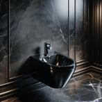 REA Compact wandbidet - glanzend zwart - luxe badkamerdes..., Ophalen of Verzenden, Nieuw