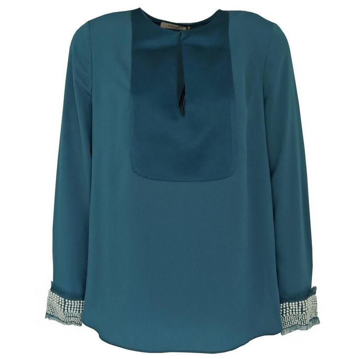 Twinset • caribbean blauwe blouse • 36 (IT42), Kleding | Dames, Tops, Blauw, Nieuw, Maat 36 (S), Verzenden