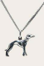 Zilveren Hazewindhond ketting hanger groot, Verzenden, Nieuw