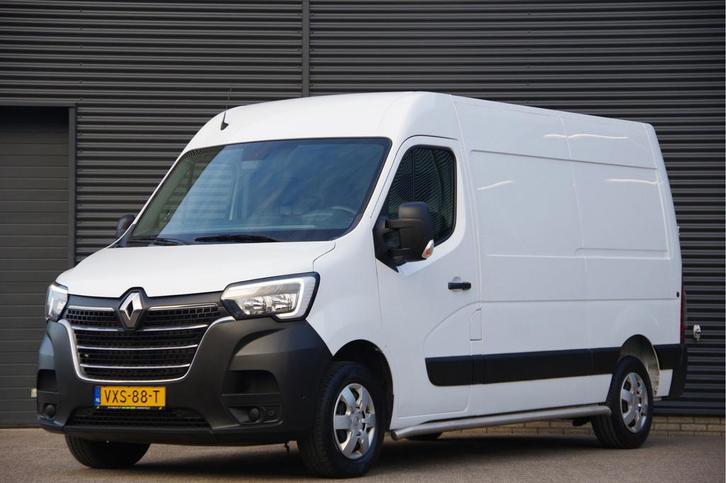 Renault Master 2.3 dCi L2H2 Work Edition 3-ZITS, 135PK, TREK, Auto's, Bestelauto's, Onderhoudsboekje, Lease, Grijs, Handgeschakeld