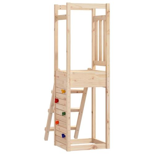 vidaXL Speelhuis 53x46,5x169 cm massief grenenhout, Kinderen en Baby's, Speelgoed | Buiten | Speeltoestellen, Nieuw, Verzenden