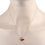 Ketting met hanger - 14 karaat Geel goud, 14K Geel Gouden, Sieraden, Tassen en Uiterlijk, Antieke sieraden