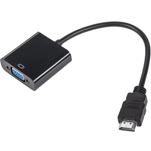 Cabletech Video Adapter - HDMI (m) naar VGA (v) - Zwart, Computers en Software, Pc- en Netwerkkabels, Nieuw, Verzenden