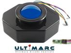 Ultimarc U-Trak Lichtdoorlatende Arcade Trackball Blauw, Nieuw