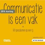 Communicatie is een vak 9789492196118 Betteke van Ruler, Boeken, Verzenden, Zo goed als nieuw, Betteke van Ruler