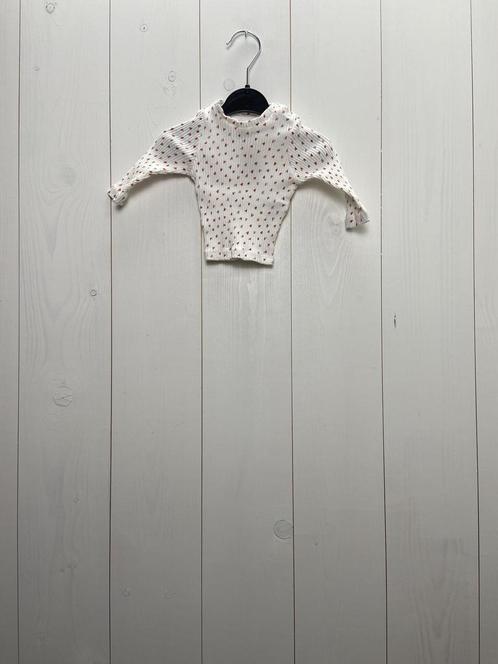 Wibra Longsleeve / Wit  / Maat 50, Kinderen en Baby's, Babykleding | Maat 50