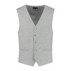 GENTS - Gilet slubgaren beige - 50, Kleding | Heren, Verzenden, Nieuw