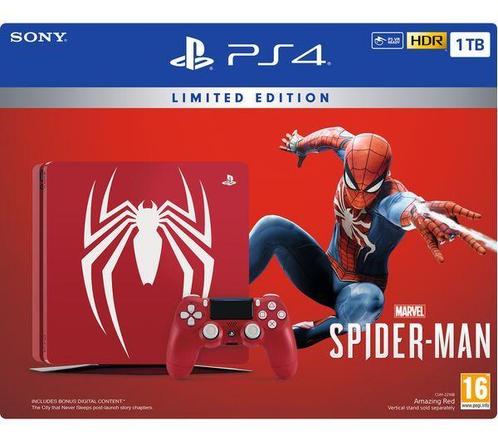 Sony PlayStation 4 Slim 1TB Limited Edition-Spider-Man Boxed, Spelcomputers en Games, Spelcomputers | Sony PlayStation 4, Zo goed als nieuw
