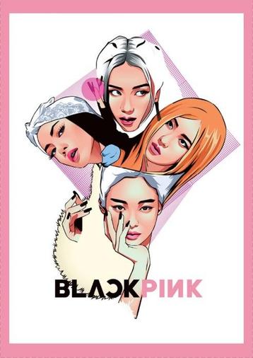 Posters - Poster Blackpink - Wit beschikbaar voor biedingen