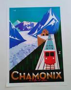 Monsieur Z - Affiche originale CHAMONIX La Mer de Glace