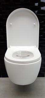 Neuer Leeds Hangtoilet rimless met softclose zitting 54 cm, Doe-het-zelf en Verbouw, Sanitair, Nieuw, Ophalen of Verzenden