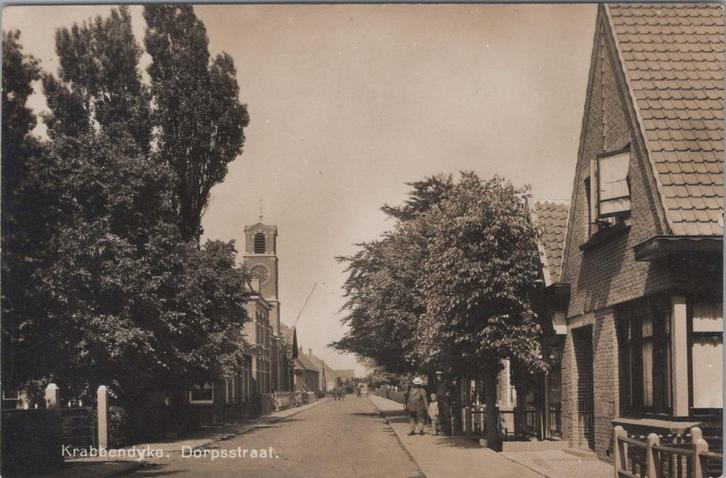 KRABBENDIJKE - Dorpsstraat, Verzamelen, Ansichtkaarten | Nederland