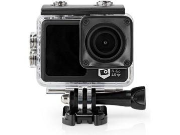Nedis ACAM41BK - Action Camera - 4K@30fps 16 MP Dual Screen beschikbaar voor biedingen