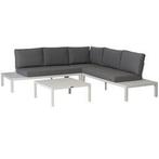 Hoek Loungeset - La Vida - Wit - Aluminium - Exotan, Tuin en Terras, Tuinsets en Loungesets, Verzenden, Nieuw