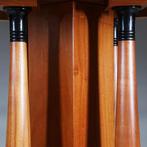 Art Deco Salontafel in blond kersen met zwart gelakte detail, Ophalen of Verzenden