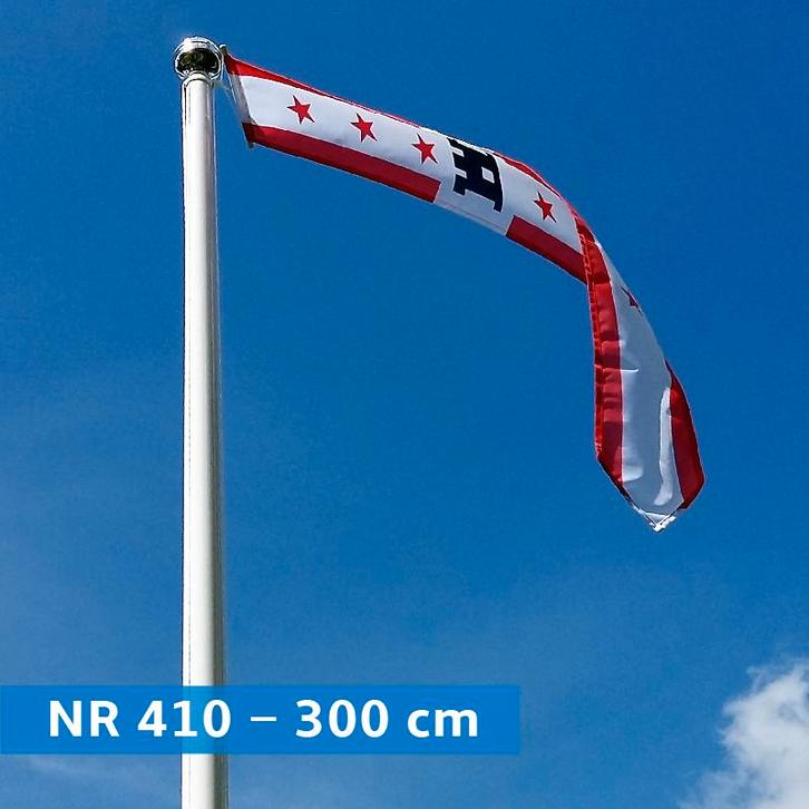 NR 410: Wimpel Drenthe-300cm met stokje, Diversen, Vlaggen en Wimpels, Nieuw