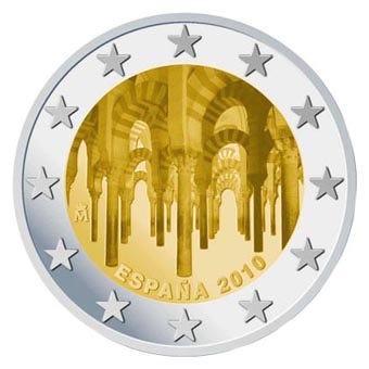 Spanje 2 Euro Cordoba 2010, Postzegels en Munten, Munten | Europa | Euromunten, Verzenden