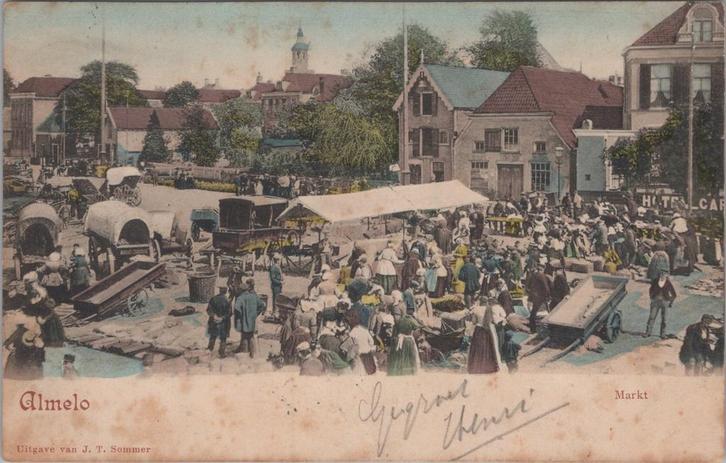 ALMELO - Markt, Verzamelen, Ansichtkaarten | Nederland