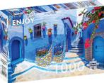 Turquoise Street in Chefchaouen - Marokko Puzzel (1000, Hobby en Vrije tijd, Verzenden, Nieuw