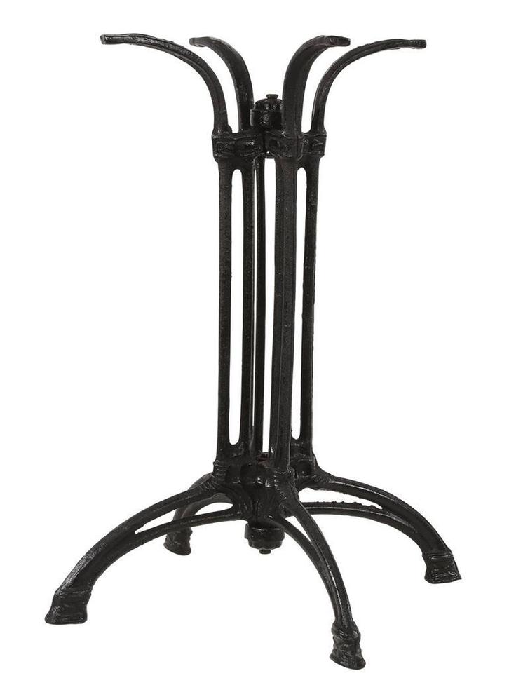 Gietijzer tafelonderstel 4 poot 72cm hoog - onderstel, Huis en Inrichting, Tafelonderdelen, Tafelpoot, 50 tot 100 cm, Overige vormen
