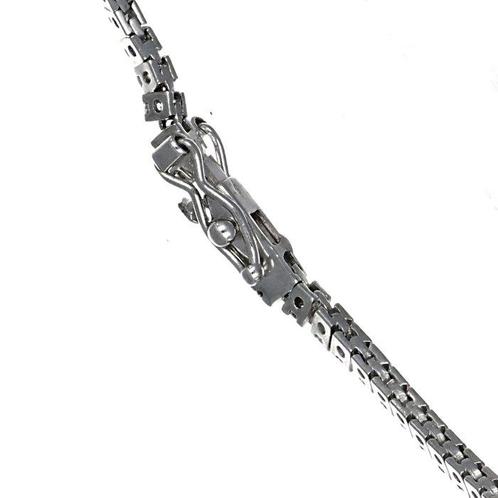 Armband - 18 karaat Witgoud - 1.84ct. tw. Diamant, Sieraden, Tassen en Uiterlijk, Armbanden