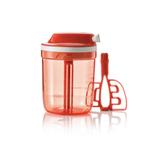Tupperware SuperSonic Chopper Medium, Ophalen of Verzenden, Nieuw, Rood