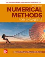 ISE Numerical Methods for Engineers 9781260571387, Zo goed als nieuw