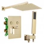 REA Thermostatische inbouw regendouche - 30 cm - glans go..., Ophalen of Verzenden, Nieuw