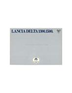 1980 LANCIA DELTA 1300, 1500 BROCHURE ENGELS, Boeken, Nieuw, Author