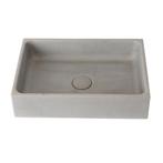 Waskom Ideavit Idea.Sol 41.5x28x10 cm Rechthoek Beton Grijs, Doe-het-zelf en Verbouw, Sanitair, Ophalen of Verzenden, Nieuw, Overige typen