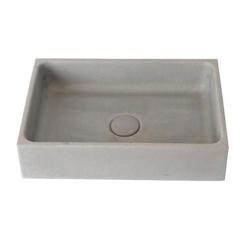 Waskom Ideavit Idea.Sol 41.5x28x10 cm Rechthoek Beton Grijs, Doe-het-zelf en Verbouw, Sanitair, Overige typen, Nieuw, Ophalen of Verzenden