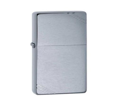 Zippo Vintage brushed (chrome), Verzamelen, Rookartikelen, Aanstekers en Luciferdoosjes, Aansteker, Verzenden