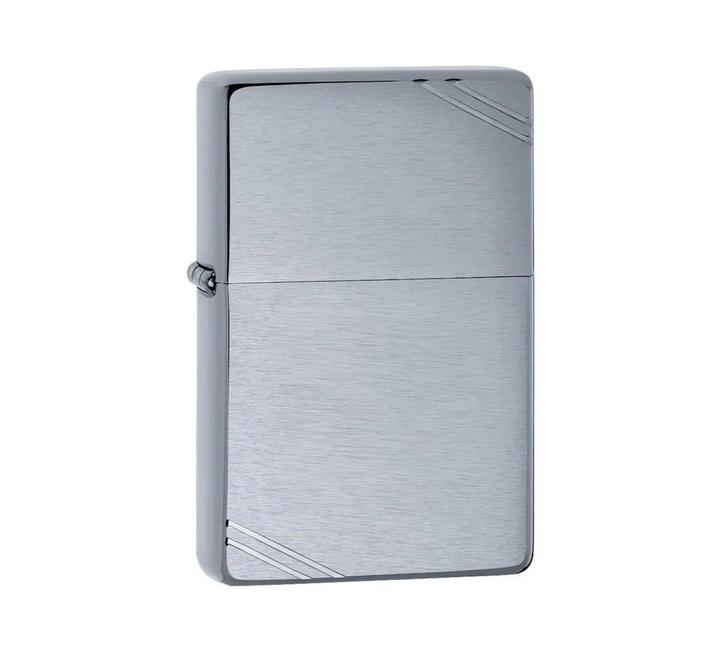 Zippo Vintage brushed (chrome), Verzamelen, Rookartikelen, Aanstekers en Luciferdoosjes, Aansteker, Verzenden