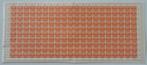 Nederland 1934 - Compleet vel Vliegende Duif 2 cent (200, Gestempeld
