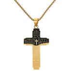 Fako Bijoux - Cubaans Kruis Breed Voor Mannen - Ketting Met, Sieraden, Tassen en Uiterlijk, Verzenden, Nieuw