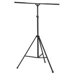 Hilec PID-380 lichtstatief met T-bar hoogte 3m 80 kg zwart, Verzenden, Nieuw
