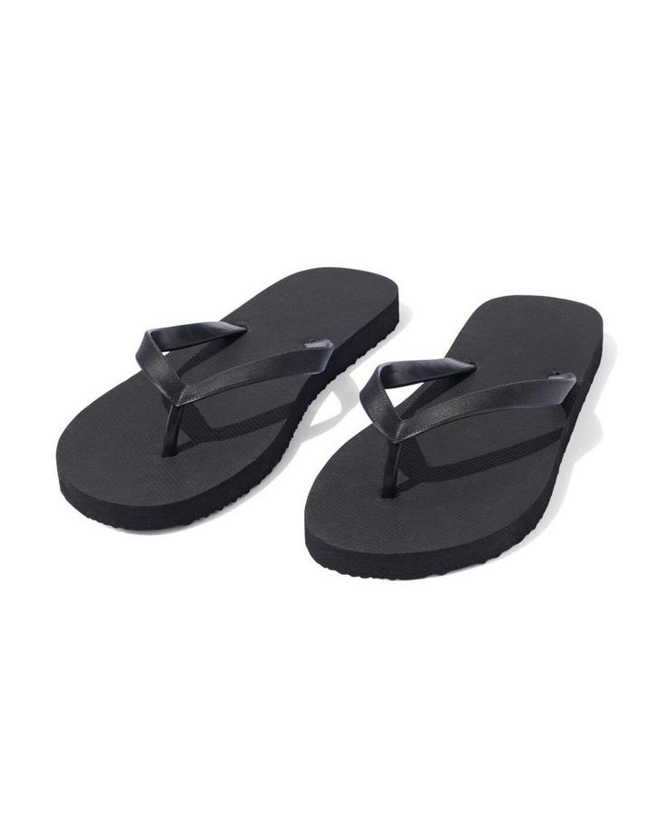 HEMA Dames teenslippers zwart, Kleding | Dames, Overige Dameskleding, Nieuw, Verzenden