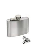 Zakflesje Mini Trechter 59 ml 2 Oz RVS Flesje Platvink Zakfl, Ophalen of Verzenden, Nieuw, Feestartikel, Carnaval