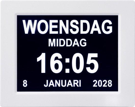 Dementieklok Digitale klok Wi..., Witgoed en Apparatuur, Wekkers, Verzenden