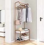 Vrijstaande Kapstok met Schoenenrek – Metalen Kledingrek 4 H, Verzenden, Nieuw