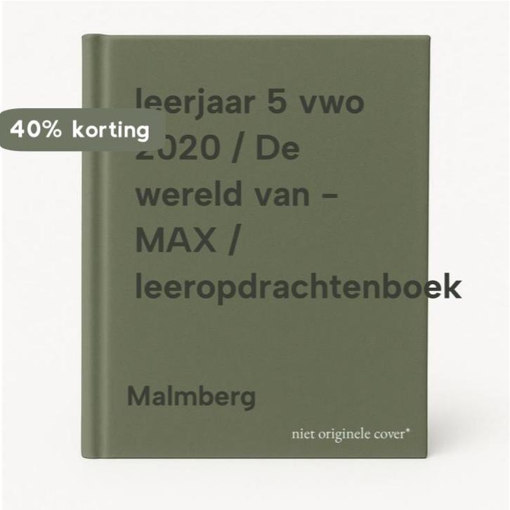 leerjaar 5 vwo 2020 / De wereld van - MAX /, Boeken, Schoolboeken, Gelezen, Verzenden