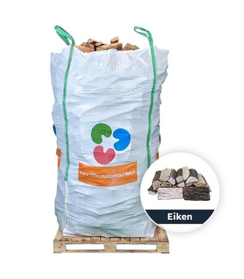 Haardhout Eiken Bigbag 2 kuub los gestort | Gratis bezorging, Tuin en Terras, Haardhout, Blokken, Minder dan 3 m³, Eikenhout, Verzenden