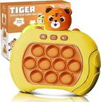 Pop It game - Tijger - Pop It Spel - V3 Quick push - Spel, Verzenden, Nieuw, Puzzelen, Met geluid